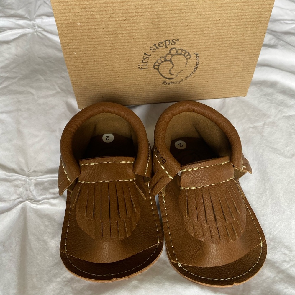 *NEW* Baby Moccasins by First Steps size 2